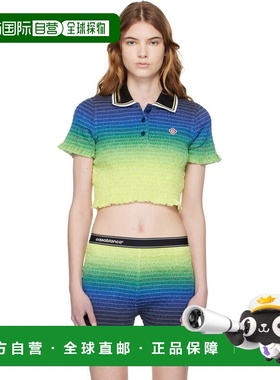 香港直邮Casablanca 女士 多色渐变 Polo 衫 WSP26JTP21501EXBC