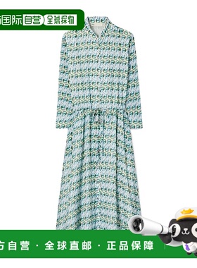 香港直邮Tory Burch 印花衬衫裙连衣裙 169075