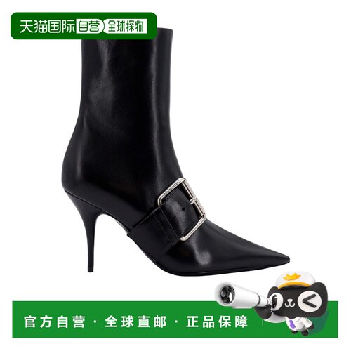 1h可退 【99新未使用】香港直邮Balenciaga 高跟短筒靴 762297WBC
