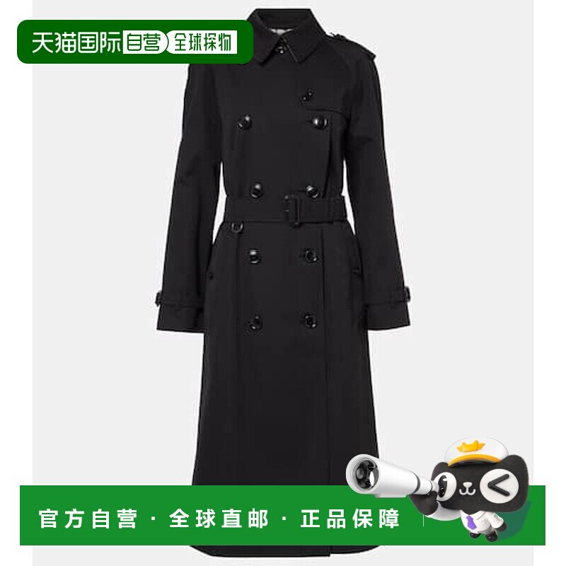 1h可退 香港直邮Burberry 巴宝莉 女士 Waterloo 棉质华达呢风衣