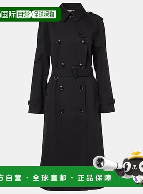 1h可退 香港直邮Burberry 巴宝莉 女士 Waterloo 棉质华达呢风衣