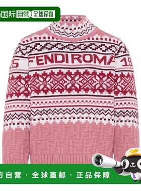香港直邮Fendi 长袖高领毛衣 JFG235AYMS