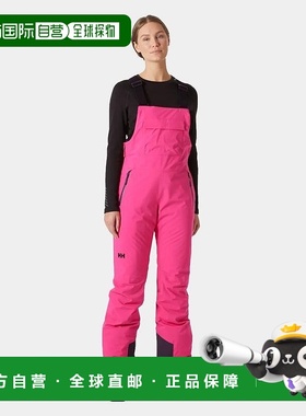 自营欧洲直邮Helly Hansen 女士红色聚酰胺传奇保暖背带裤休闲裤