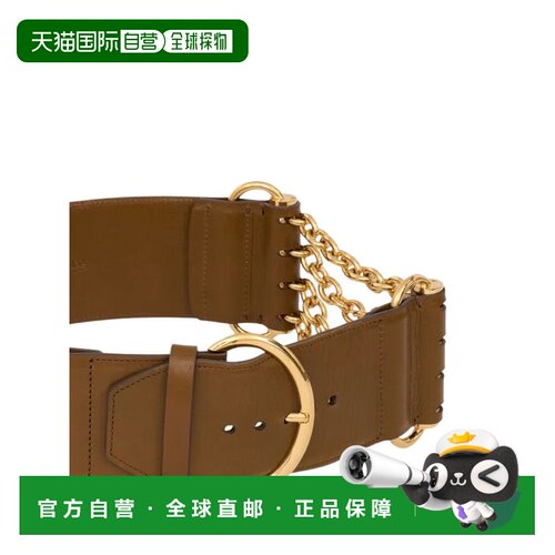 1h可退 香港直邮CHLOÉ 女士腰带 CH26UBB01BZB20V SS2026 卡其色