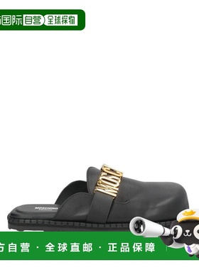 香港直邮Moschino 莫斯奇诺 女士 Mules 木屐 black黑色 舒适时尚