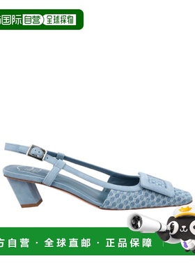 1h可退 香港直邮Roger Vivier 方头露跟高跟凉鞋 RVW00635340V5Z