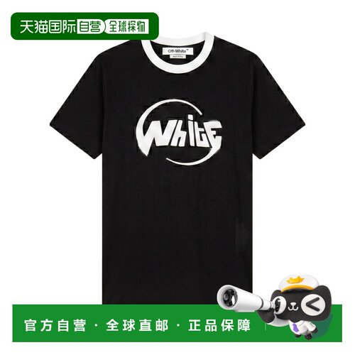 香港直邮OFF-WHITE 男士T恤 44OWOS26T084001 SS2025 黑色