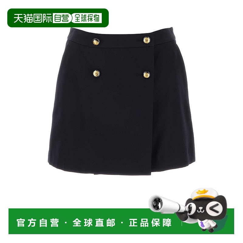【99新未使用】欧洲直邮alexander mcqueen 女士 半身裙羊毛醋酸
