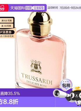 欧洲直邮Trussardi杜鲁萨迪女士淡香水100ml雅逸玫瑰花香味正品