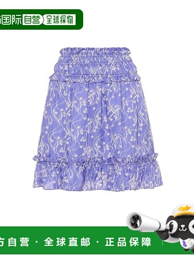 1h可退 香港直邮kenzo 高田贤三 女士 印花迷你半身裙 000982