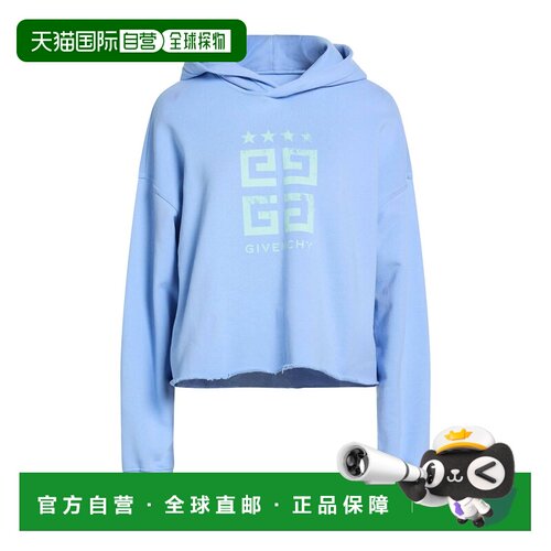 香港直邮Givenchy 纪梵希 女士 连帽卫衣 blue蓝色 舒适时尚
