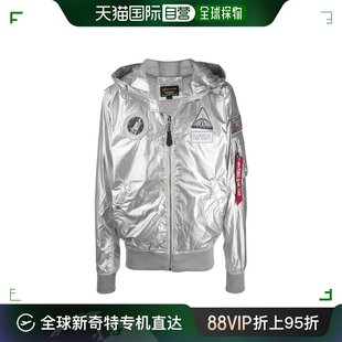 126139 NASA金属感连帽休闲夹克 香港直邮Alpha Industries