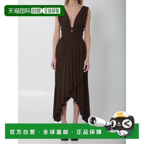 1h可退 alaia 女士 DEESSE 中长连衣裙 AA9R3042J090C性感