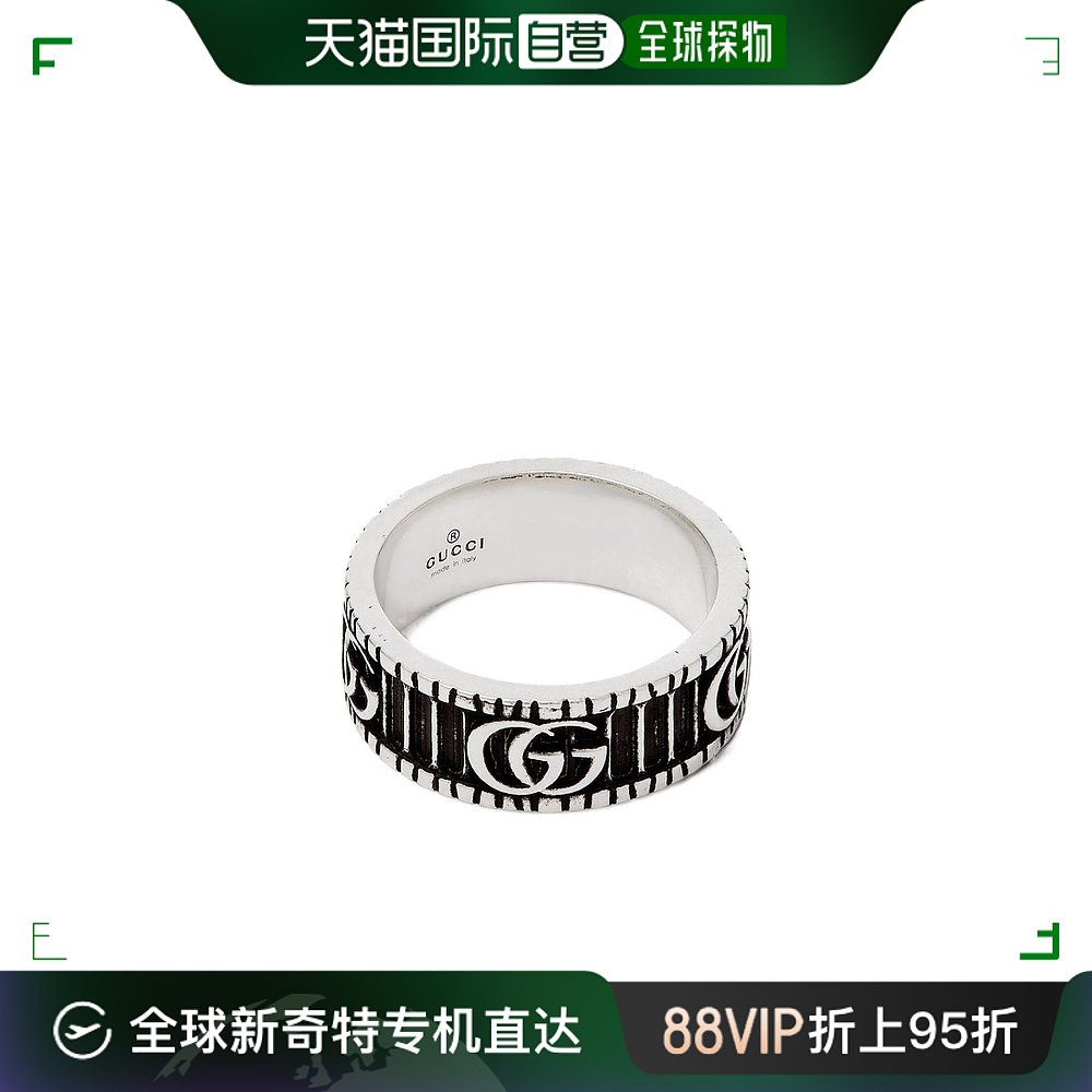 【99新未使用】香港直邮gucci 双g环戒指 ybc551899001设计古驰
