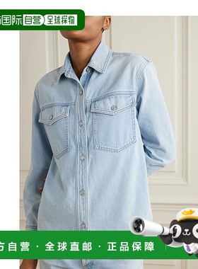 1h可退 香港直邮AGOLDE 女士 Rina 牛仔布衬衫 A73621812EXTRACT