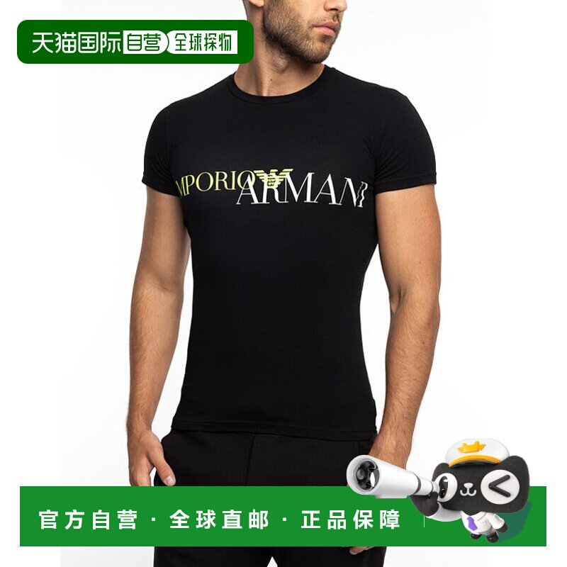 香港直邮Emporio Armani 徽标T恤 1110359P516阿玛尼