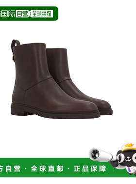 香港直邮Loro Piana 诺悠翩雅 女士 Kilda 拼接皮质短靴 FAP8441