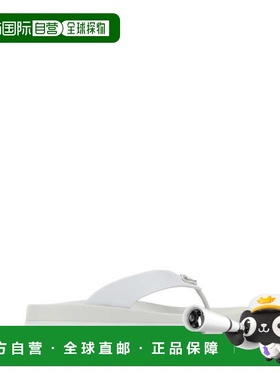 1h可退 香港直邮Prada 普拉达 女士 白色橡胶夹趾便鞋 1Y420NF020