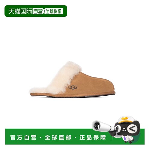 1h可退 香港直邮UGG 女士凉鞋 1106872CHECHESTNUT CO 棕色 徽标