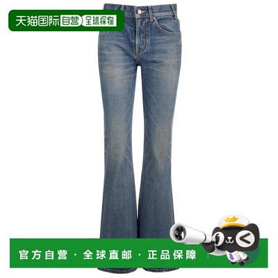 香港直邮Celine 思琳 女士 MARCO 水洗牛仔裤 2N06B365M喇叭裤