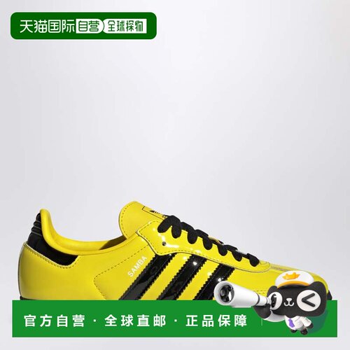 香港直邮Adidas 女士 SAMBA OG W / CORE / 黄色黑色银色金属感运