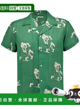 香港直邮BODE 短袖衬衫 MRF24SH028高档气质减龄舒适百搭高级感