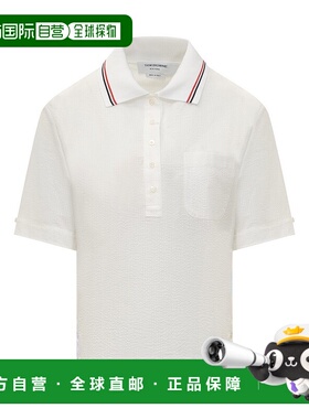 1h可退 香港直邮Thom Browne 汤姆 布朗 女士 短袖Polo衫 FTU419A