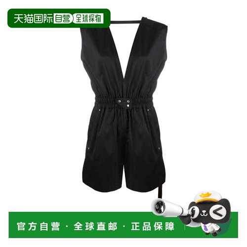 1h可退 香港直邮Rick Owens Drkshdw 黑色连体衣 DS21S2527PW性感