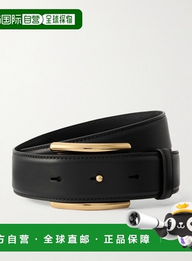 1h可退 香港直邮alaia 女士 精饰皮革腰带 AA1C2006I061 black黑