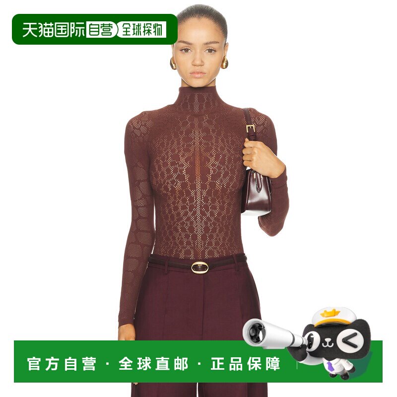 香港直邮Wolford 女士 Reptile 网状细带连体衣 7【付后1h可退】