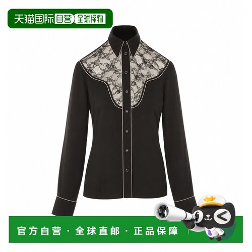 香港直邮AMIRI 女士衬衫 426SH009BLACK AW2026 【付后1h可退】