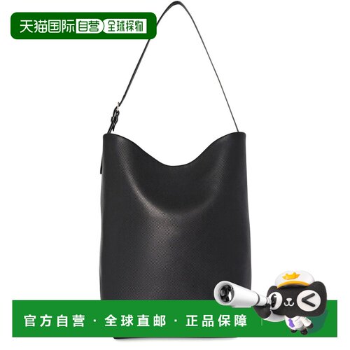 自营欧洲直邮THE ROW Large N/S Park Tote女士黑色小牛皮单肩手