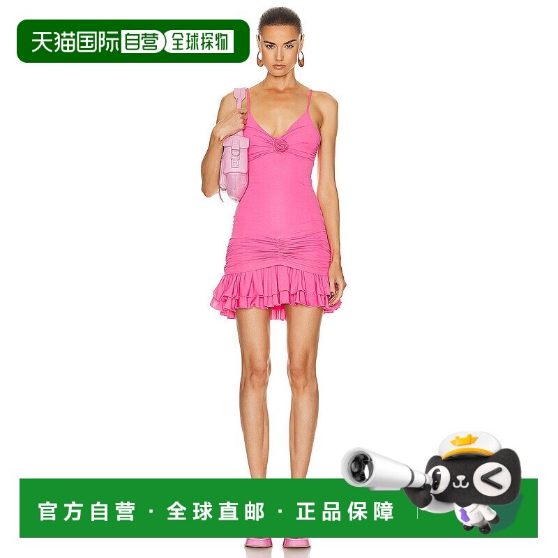 1h可退 香港直邮Blumarine 蓝色情人 女士 无袖迷你连衣裙 A322A3