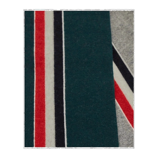 香港直邮Thom Browne RWB 条纹细节针织围巾 MKS095FY1018 正品