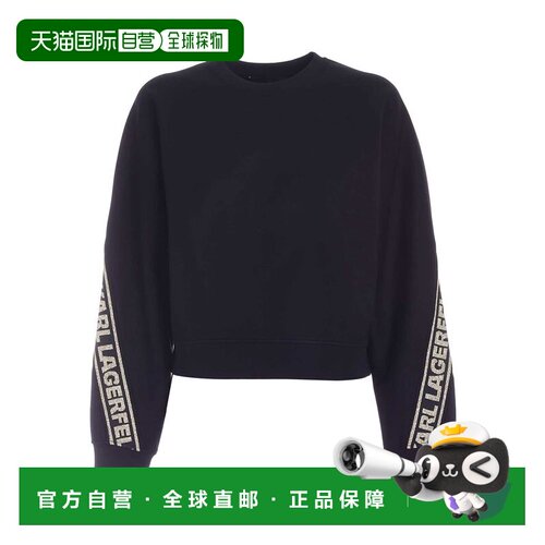 欧洲直邮KARL LAGERFELD 女士卫衣 216W1807992 AW2021 黑色