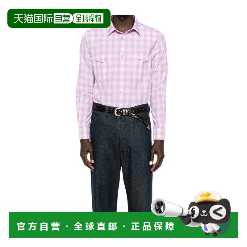 1h可退 香港直邮TOM FORD 男士衬衫 HDS001FMC308WPC SS2026 粉红