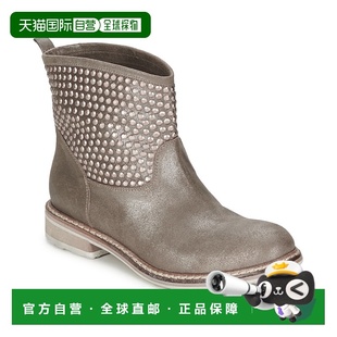 透气百搭通勤女鞋 靴中跟真皮潮流时尚 诺奥女士时装 欧洲直邮NOW