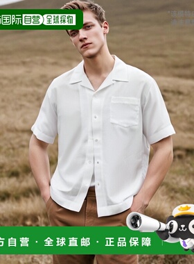 欧洲直邮GIVENCHY 男士衬衫BM611815M4100纪梵希亚麻