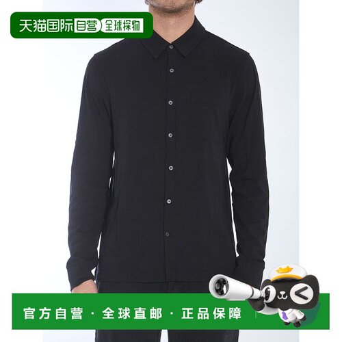 香港直邮James Perse 男士衬衫 MCFJ3442BLK SS2026 黑色 Cotton
