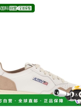 1h可退 香港直邮AUTRY 女士 MEDALIST 低帮皮质绒面革运动鞋 AULW