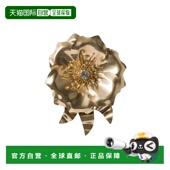 Women 1h可退 crov 缪缪 金属胸针配仿水晶 香港直邮miu miu