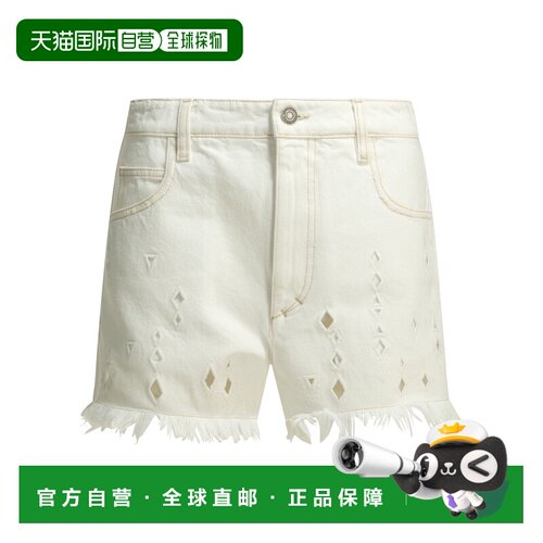 1h可退 欧洲直邮ISABEL MARANT 女士短裤 26ESH0300FAD2H01I20WH