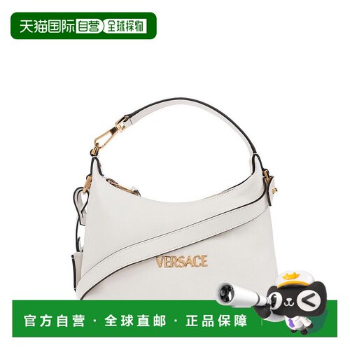 香港直邮Versace 范思哲 女士 白色 Tag 单肩包 10183021A13171