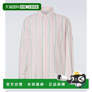 Browne 条纹棉质衬衫 汤姆 男士 布朗 香港直邮Thom