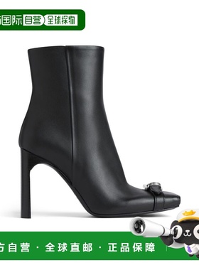 欧洲直邮BALENCIAGA (2025) 女士 Bel Air 黑色踝靴短靴