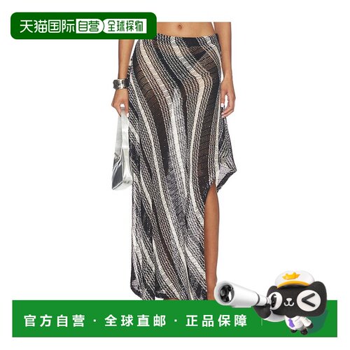 1h可退 香港直邮MISSONI 米索尼 女士 长款半身裙 MS26SH0C