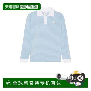 天鹅绒Polo衫 1h可退 长袖 香港直邮Casablanca MS25JTP33901 男士