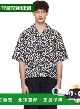 1h可退 香港直邮Marni 玛尼 男士 黑色 & 白色 Pop Fields Motif