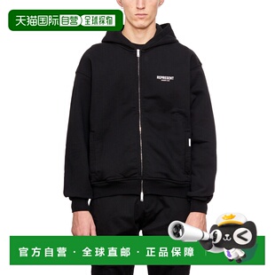 1h可退 香港直邮Represent 男士 OWNERS CLUB 拉链连帽衫 MOCM411