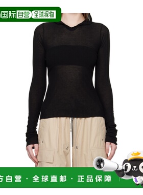 香港直邮RICK OWENS 女士休闲裤 RP01F6210RC09 SS2026 黑色